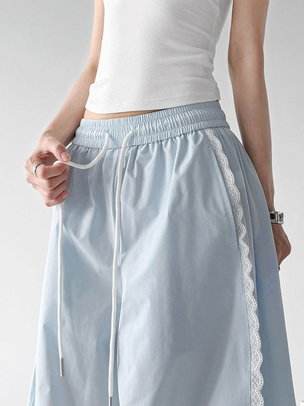 Scalloped-Lace Wide-Leg Pants - CT66203 - COPPING THREADS - CT ORIGINALS