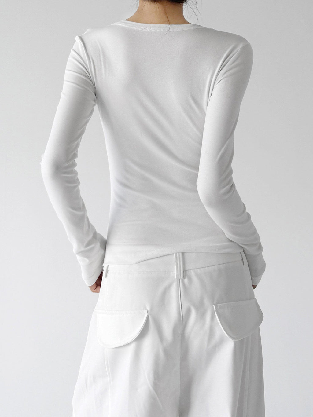 Scoop-Neck Long-Sleeve Top - CT66239 - COPPING THREADS - CT ORIGINALS