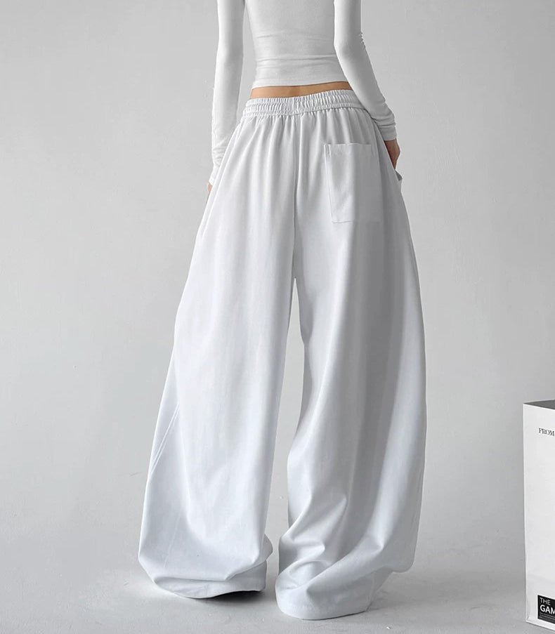 Script-Print Wide-Leg Sweatpants - COPPING THREADS - CT ORIGINALS