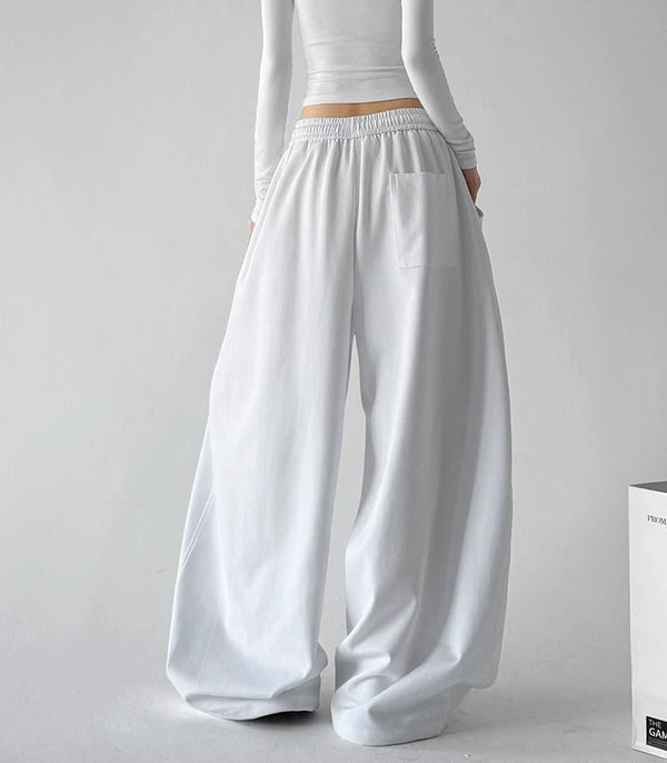 Script-Print Wide-Leg Sweatpants - COPPING THREADS - CT ORIGINALS