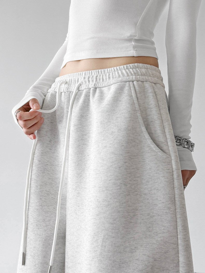 Script-Stripe Wide-Leg Sweatpants - CT66213 - COPPING THREADS - CT ORIGINALS
