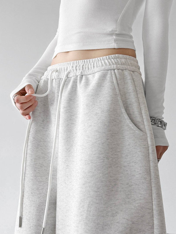 Script-Stripe Wide-Leg Sweatpants - CT66213 - COPPING THREADS - CT ORIGINALS