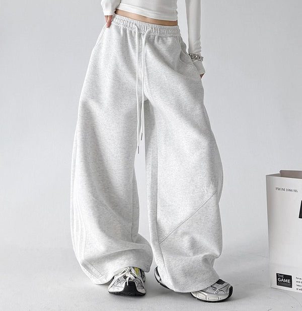 Script-Stripe Wide-Leg Sweatpants - CT66213 - COPPING THREADS - CT ORIGINALS