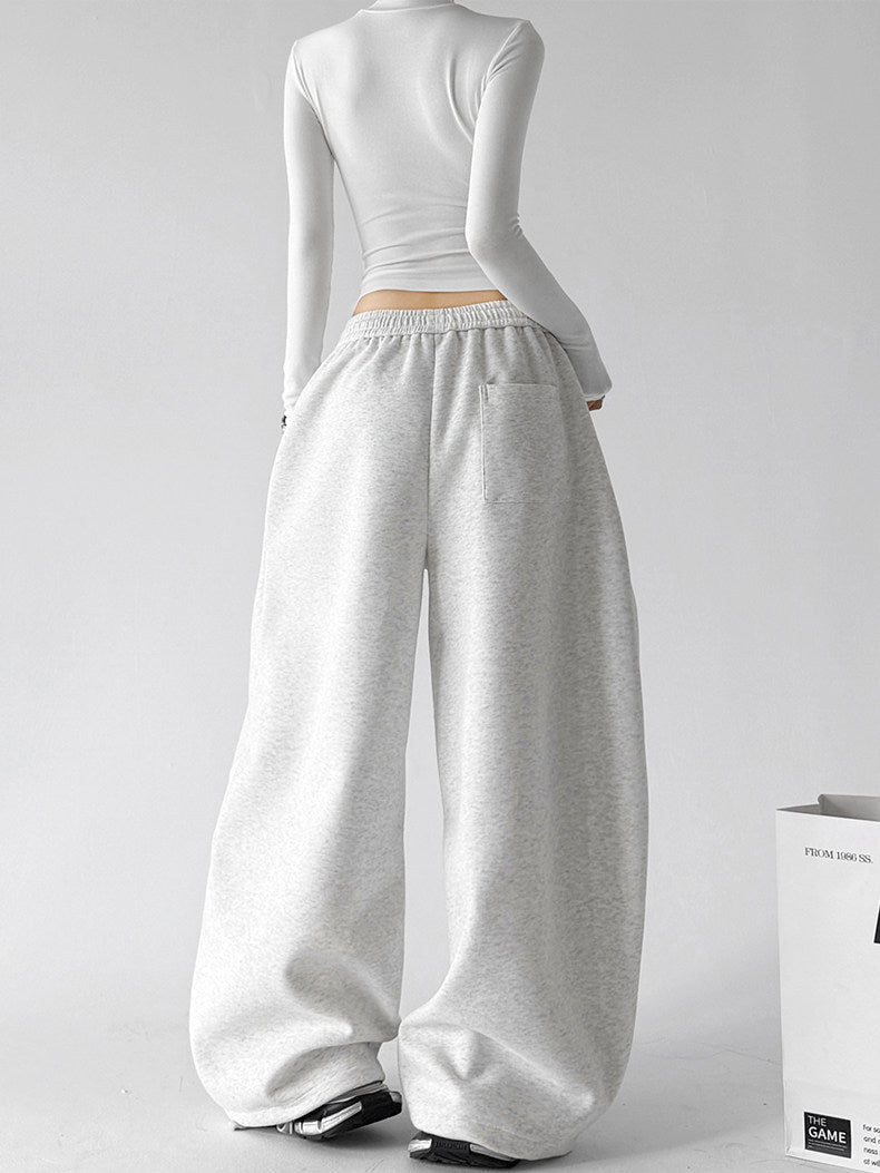 Script-Stripe Wide-Leg Sweatpants - CT66213 - COPPING THREADS - CT ORIGINALS