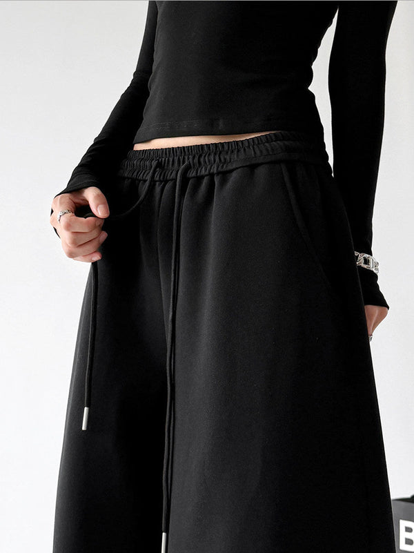 Script-Stripe Wide-Leg Sweatpants - CT66213 - COPPING THREADS - CT ORIGINALS