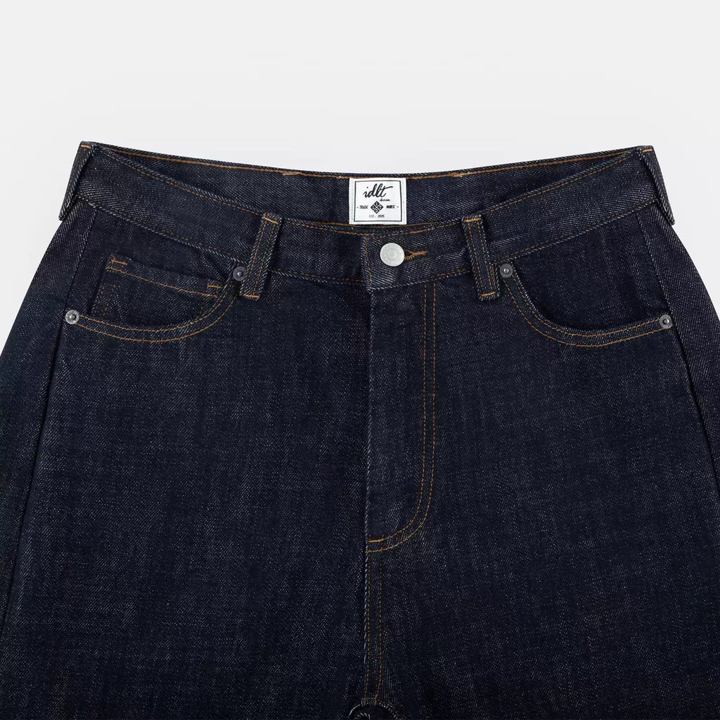 Sculpted Curved-Leg Jeans - COPPING THREADS - IDLT