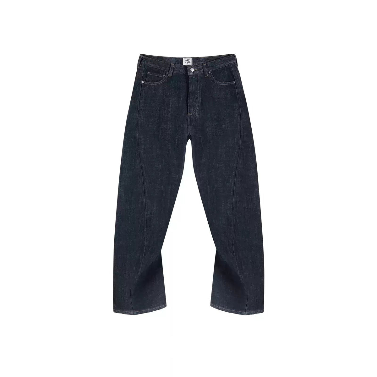 Sculpted Curved-Leg Jeans - COPPING THREADS - IDLT Main image