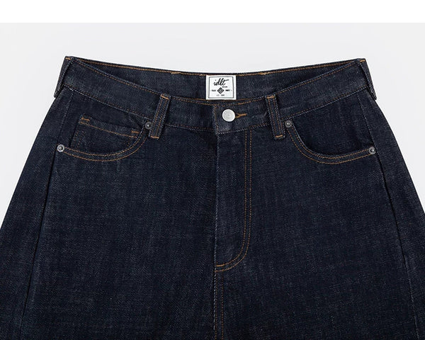 Sculpted Curved-Leg Jeans - COPPING THREADS - IDLT