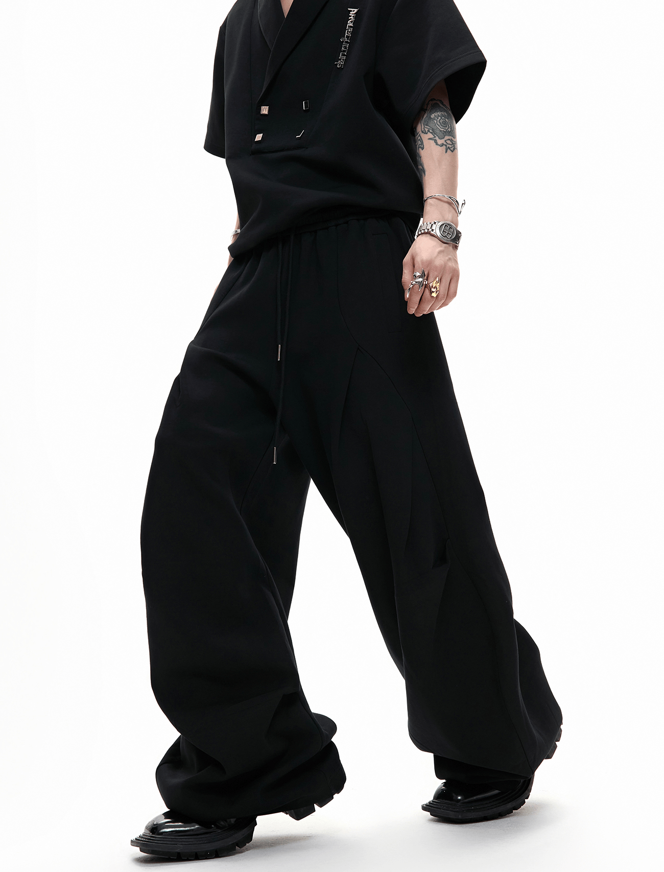 Sculpted Pleated Trousers - COPPING THREADS - ArguE CulturE