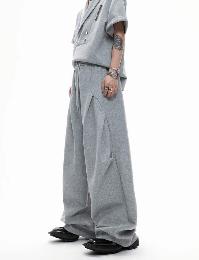 Sculpted Pleated Trousers Main Image