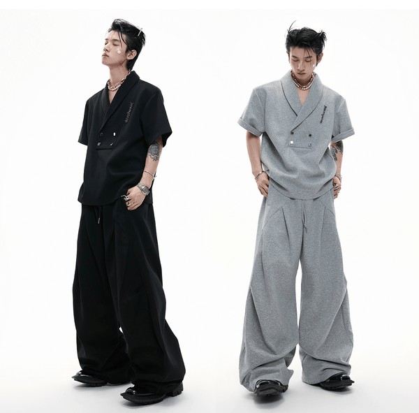 Sculpted Pleated Trousers - COPPING THREADS - ArguE CulturE