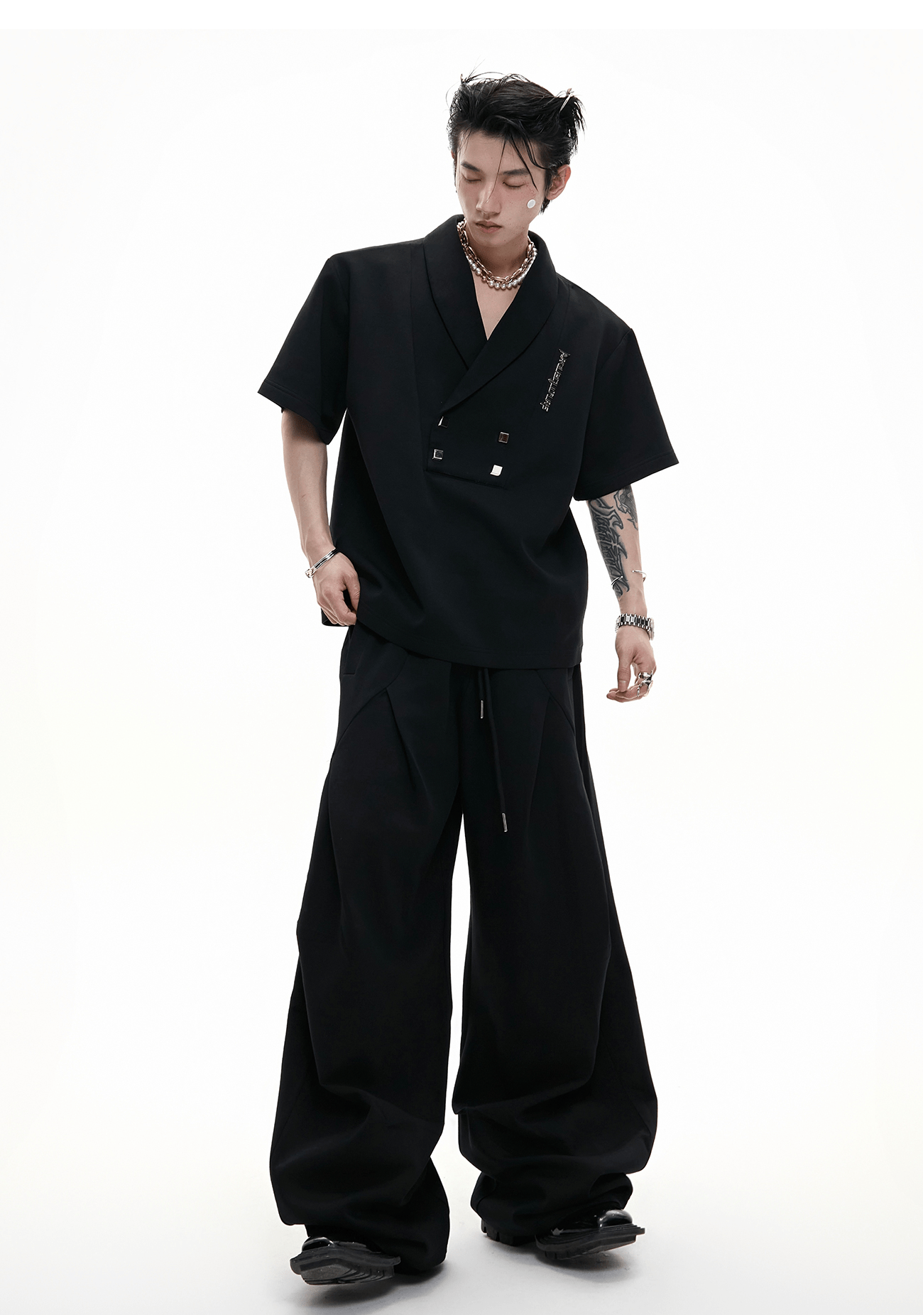 Sculpted Pleated Trousers - COPPING THREADS - ArguE CulturE