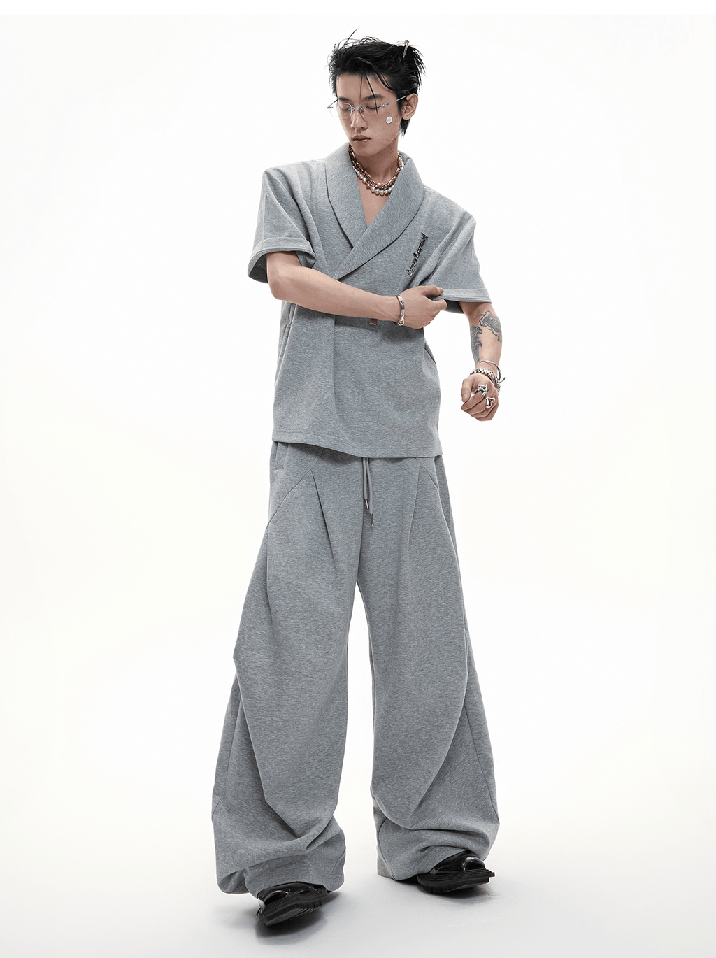 Sculpted Pleated Trousers - COPPING THREADS - ArguE CulturE