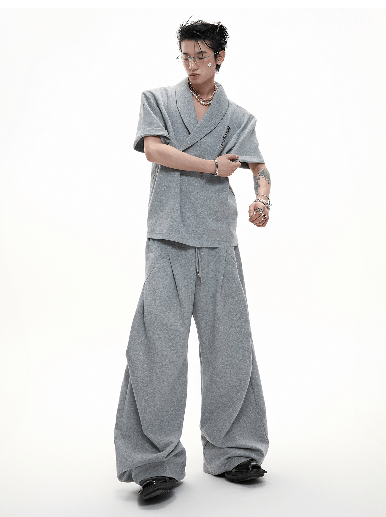 Sculpted Pleated Trousers - COPPING THREADS - ArguE CulturE