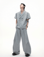 Sculpted Pleated Trousers - COPPING THREADS - ArguE CulturE