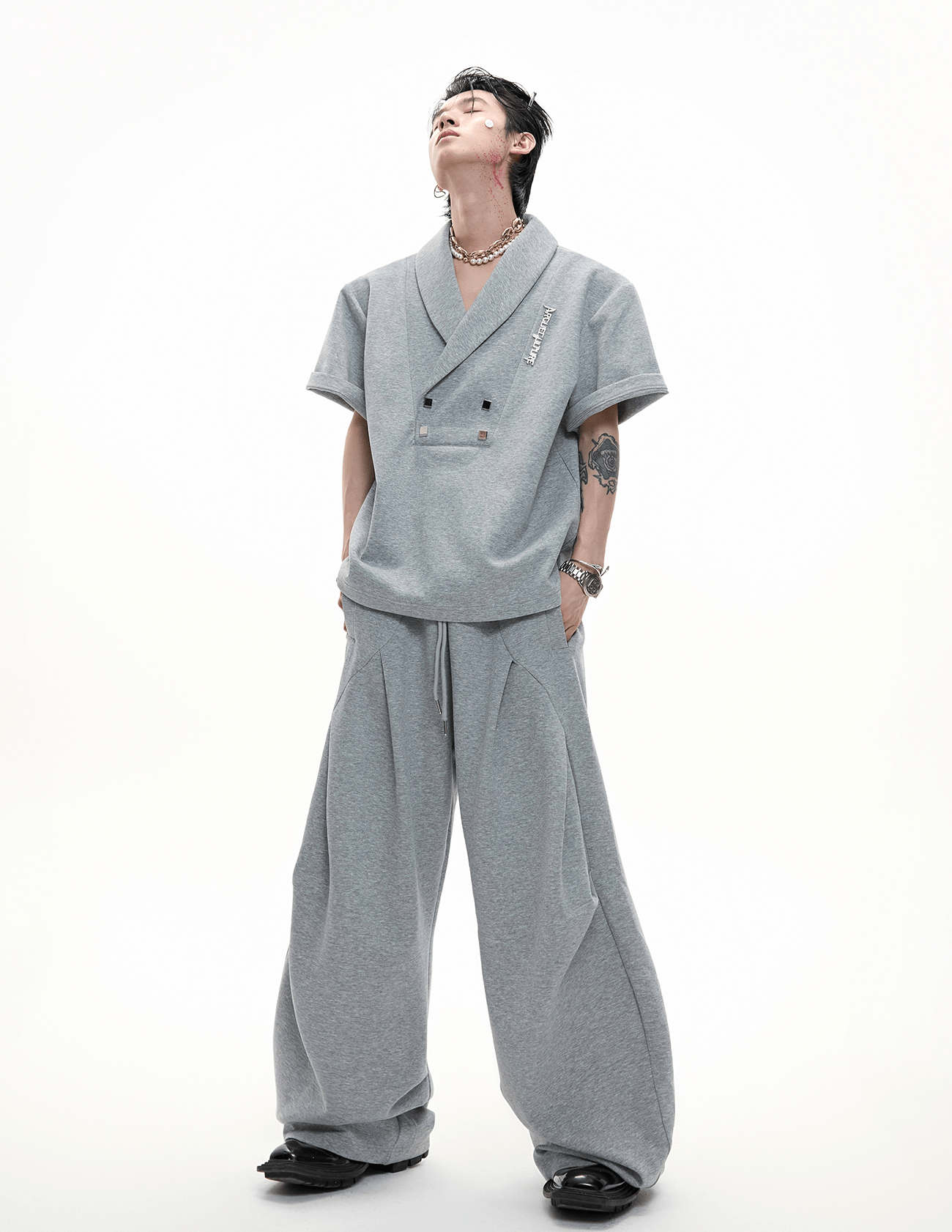 Sculpted Pleated Trousers - COPPING THREADS - ArguE CulturE