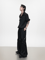 Sculpted Twill Texture Two - Piece Set – Shirt & Trousers - COPPING THREADS - ArguE CulturE