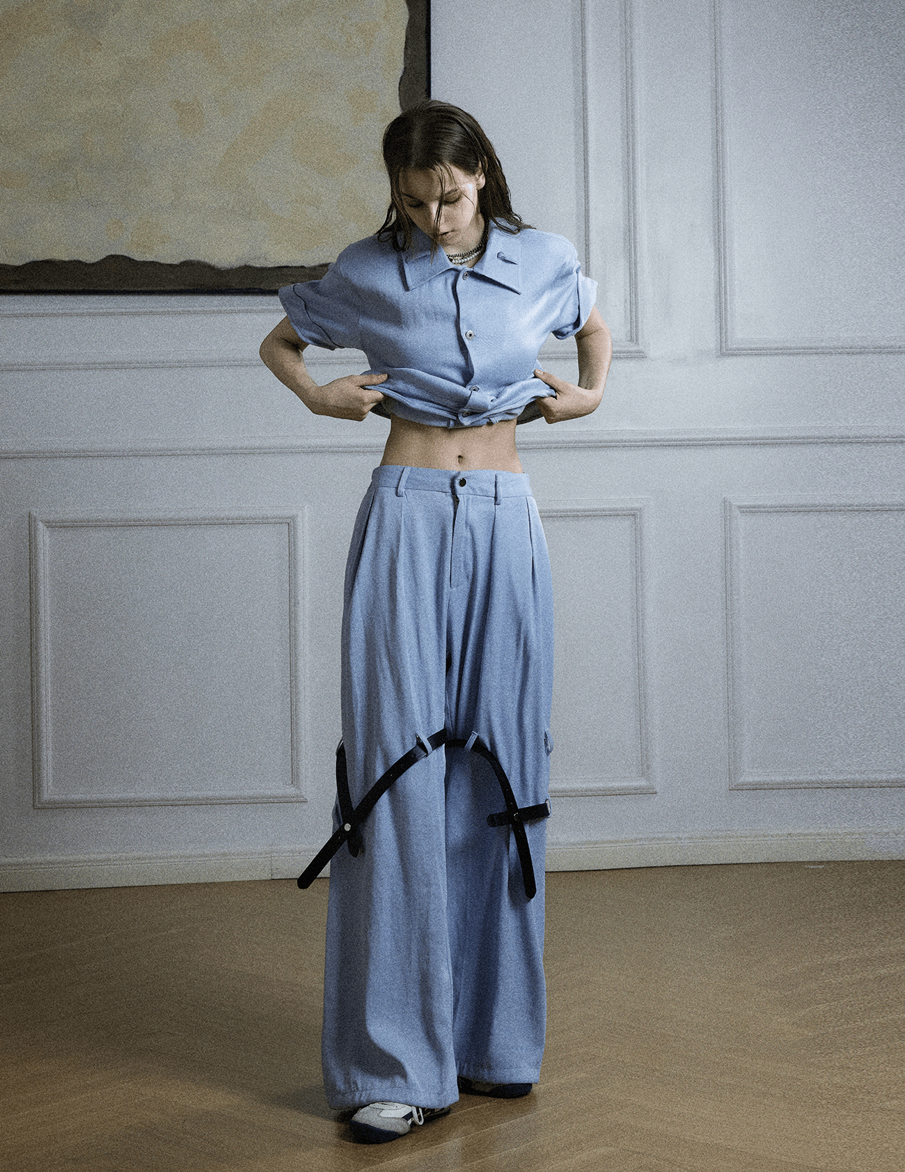 Sculpted Twill Texture Two - Piece Set – Shirt & Trousers - COPPING THREADS - ArguE CulturE