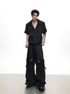 Sculpted Twill Texture Two - Piece Set – Shirt & Trousers - COPPING THREADS - ArguE CulturE