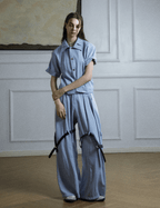 Sculpted Twill Texture Two - Piece Set – Shirt & Trousers - COPPING THREADS - ArguE CulturE