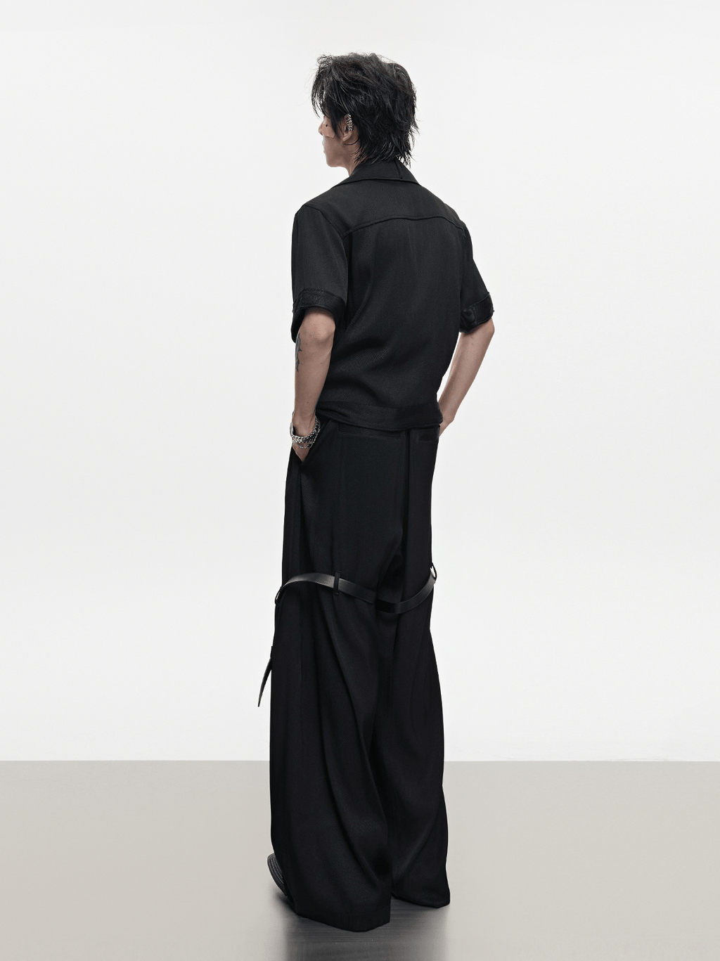 Sculpted Twill Texture Two - Piece Set – Shirt & Trousers - COPPING THREADS - ArguE CulturE