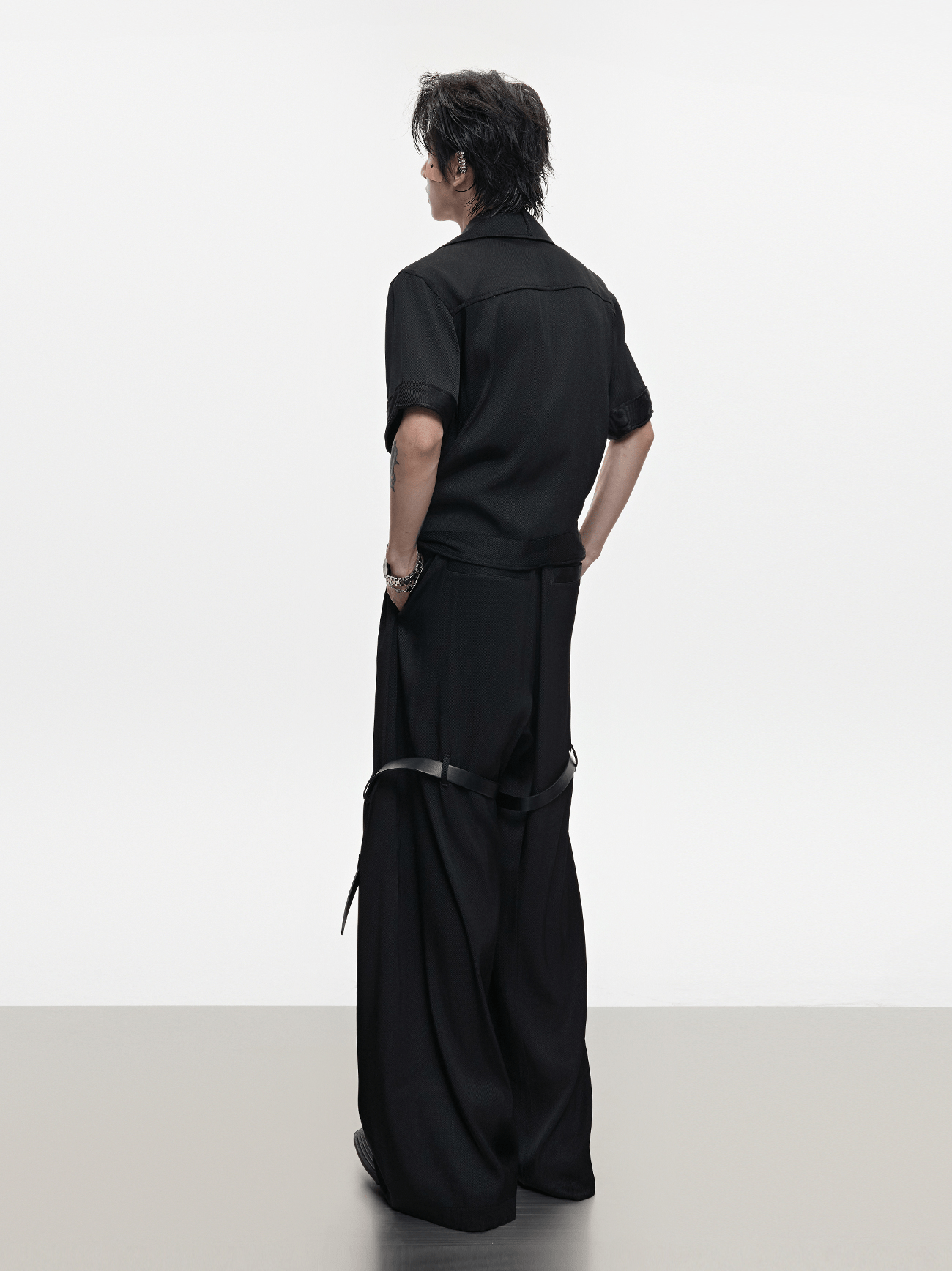 Sculpted Twill Texture Two - Piece Set – Shirt & Trousers - COPPING THREADS - ArguE CulturE
