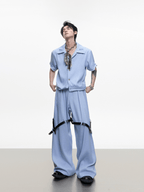 Sculpted Twill Texture Two - Piece Set – Shirt & Trousers - COPPING THREADS - ArguE CulturE