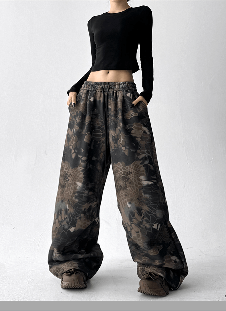 Shadow Camo Baggy Wide - Leg Pants - COPPING THREADS - CT Select