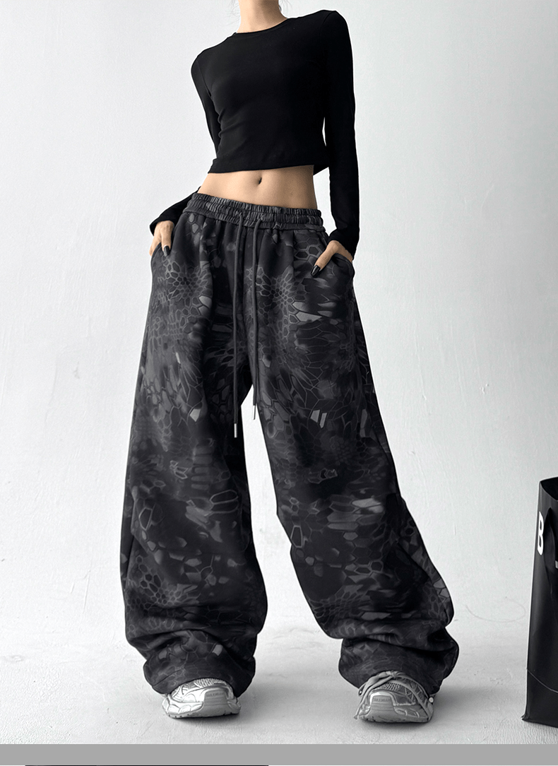 Shadow Camo Baggy Wide - Leg Pants - COPPING THREADS - CT Select