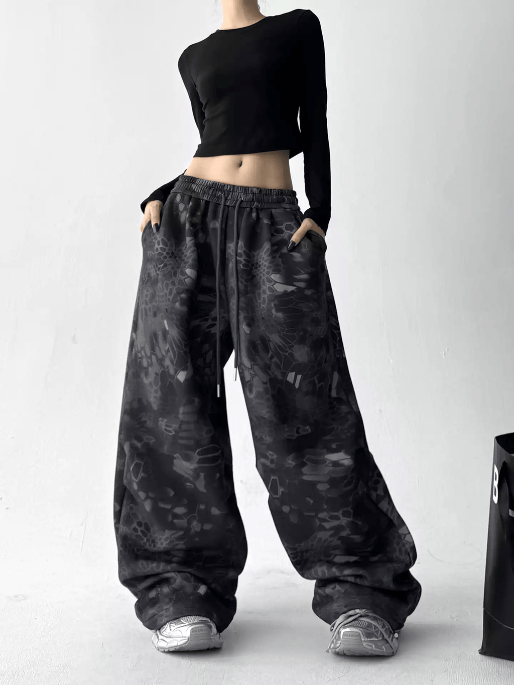 Shadow Camo Baggy Wide - Leg Pants - COPPING THREADS - CT Select