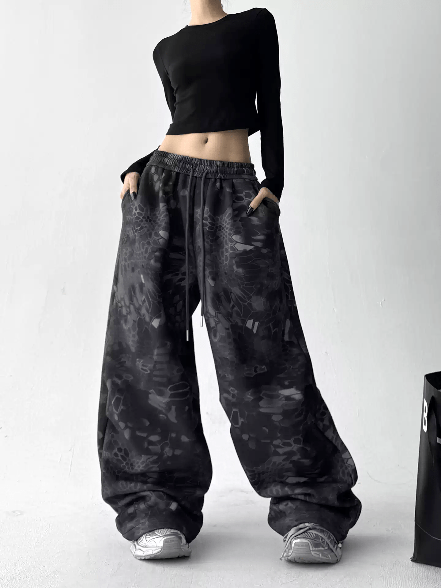 Shadow Camo Baggy Wide - Leg Pants - COPPING THREADS - CT Select
