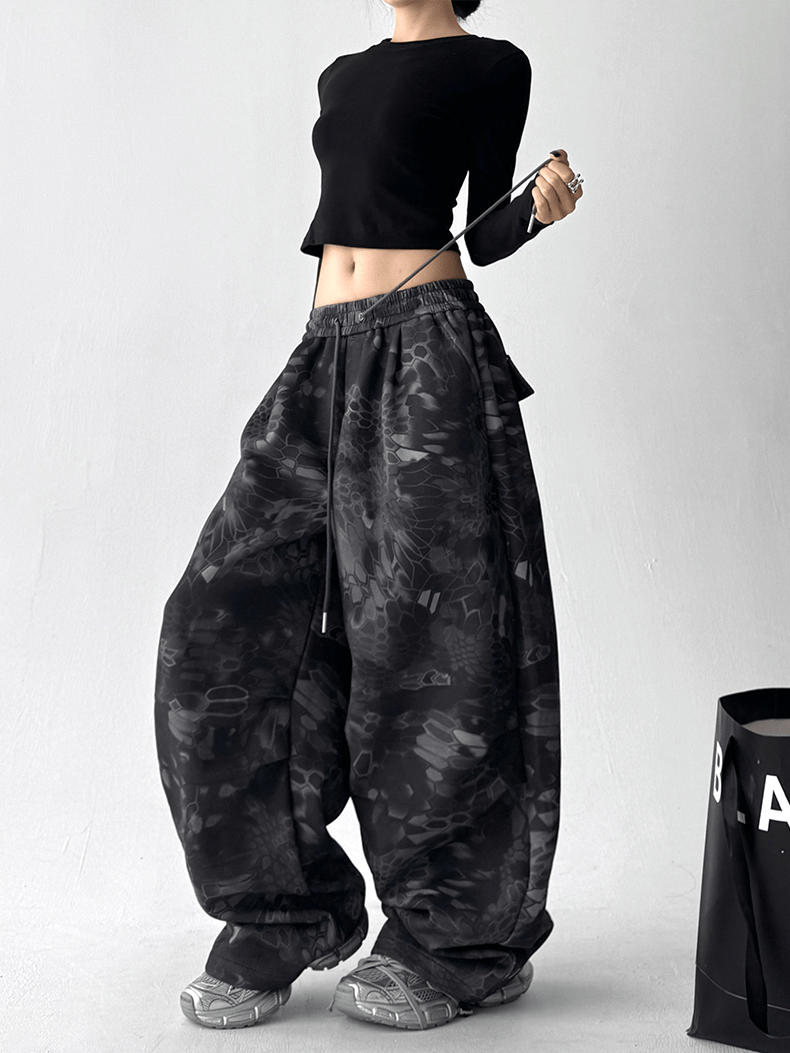 Shadow Camo Baggy Wide - Leg Pants - COPPING THREADS - CT Select