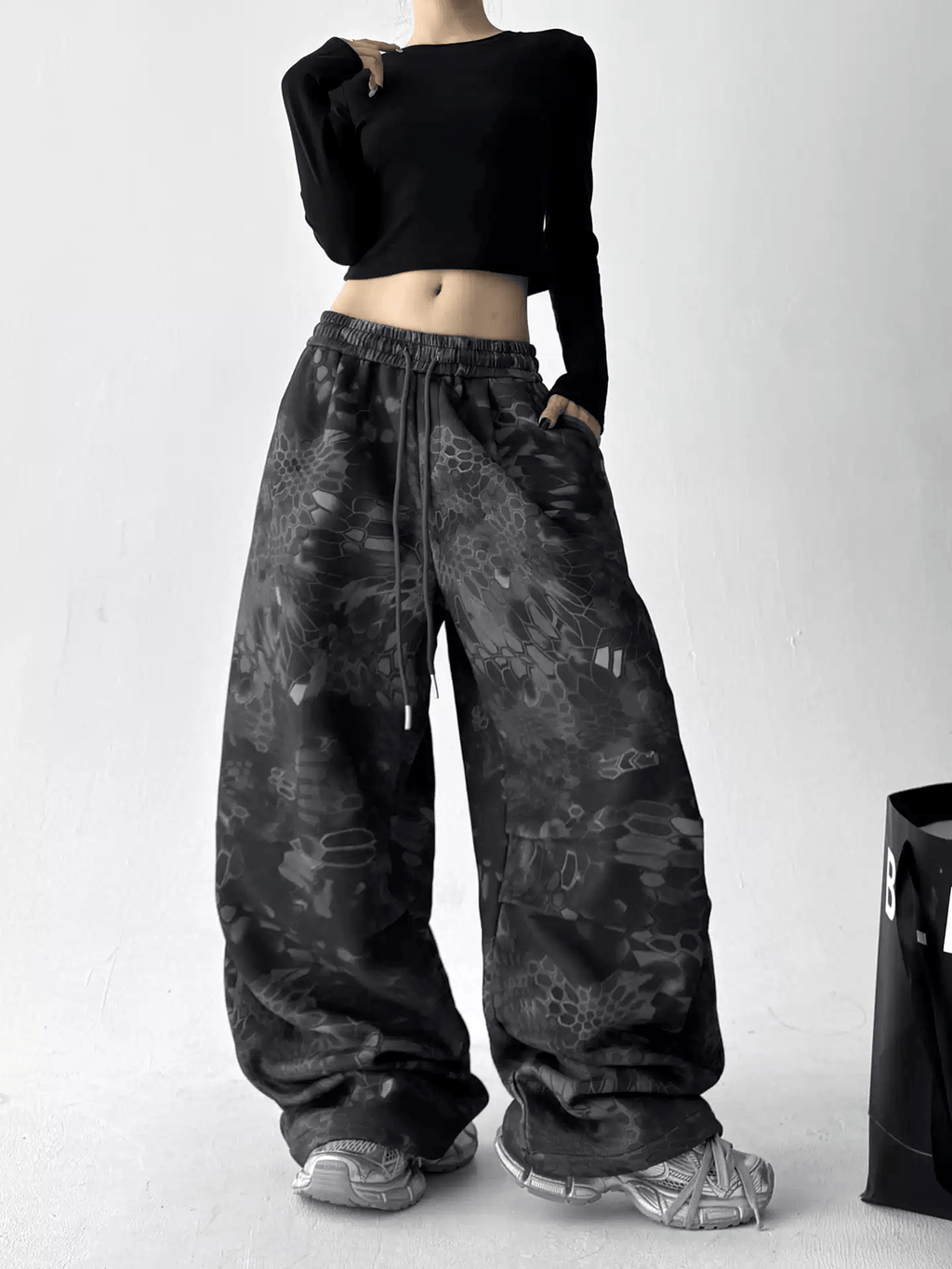 Shadow Camo Baggy Wide - Leg Pants - COPPING THREADS - CT Select