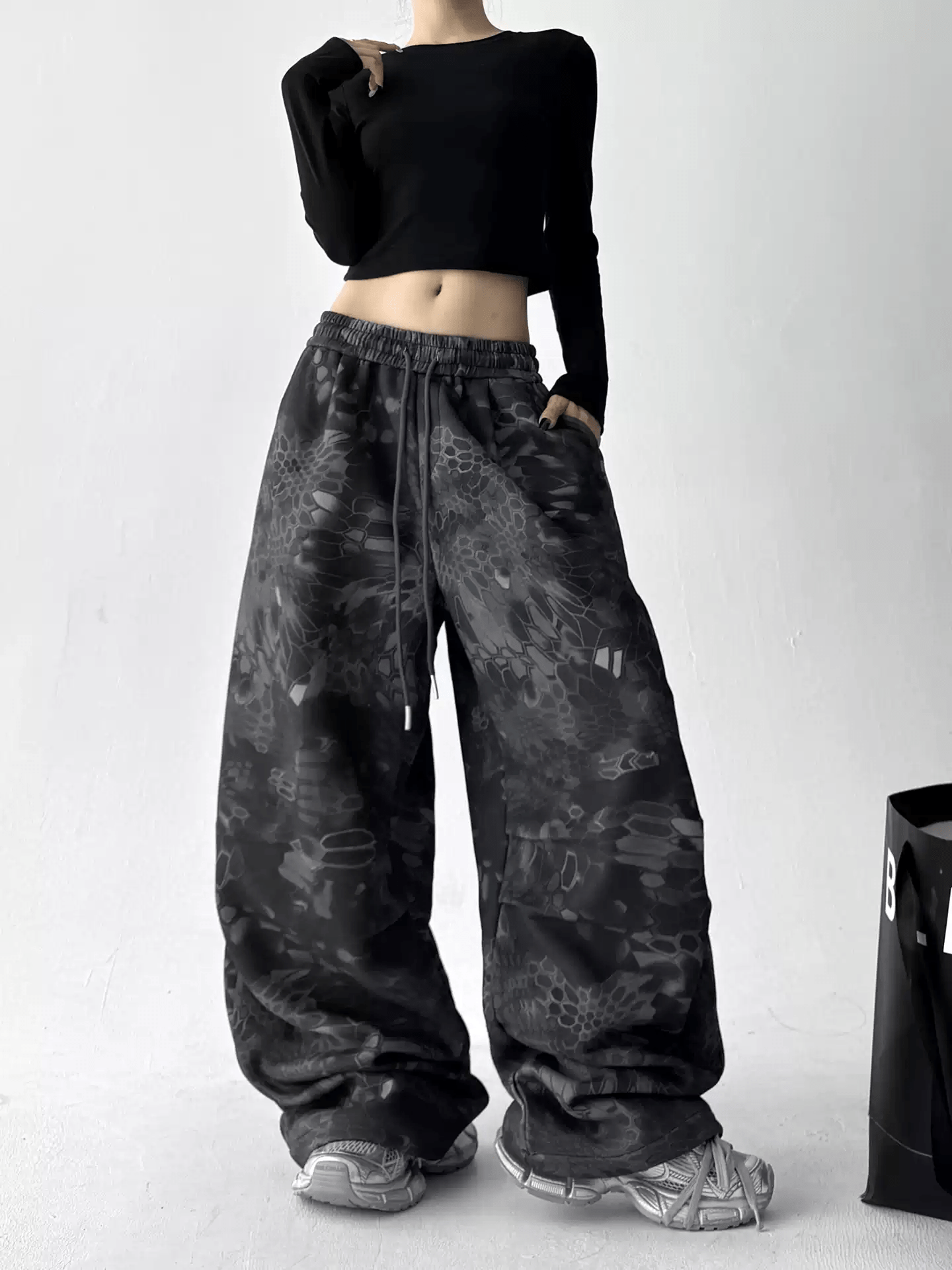 Shadow Camo Baggy Wide - Leg Pants - COPPING THREADS - CT Select