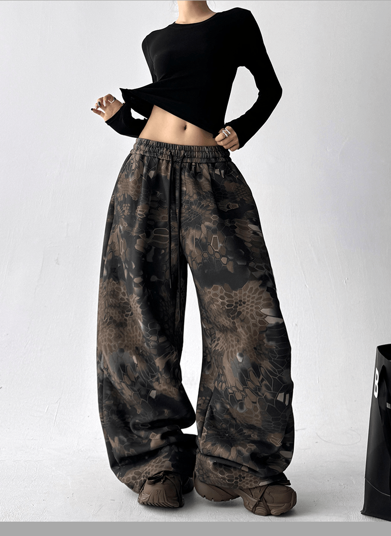 Shadow Camo Baggy Wide - Leg Pants - COPPING THREADS - CT Select