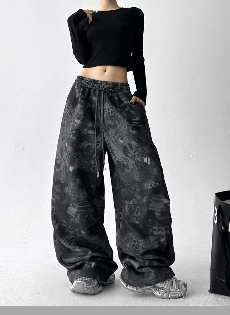 Shadow Camo Baggy Wide - Leg Pants - COPPING THREADS - CT Select