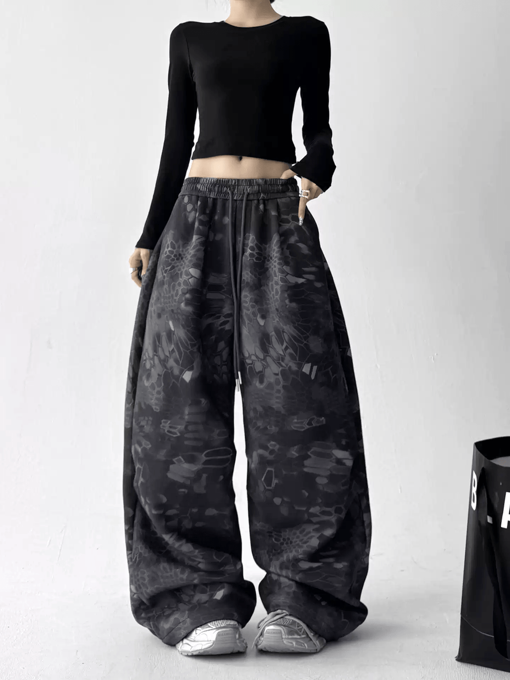 Shadow Camo Baggy Wide - Leg Pants - COPPING THREADS - CT Select