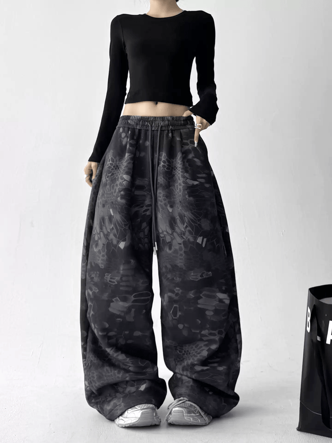 Shadow Camo Baggy Wide - Leg Pants - COPPING THREADS - CT Select Hover Image