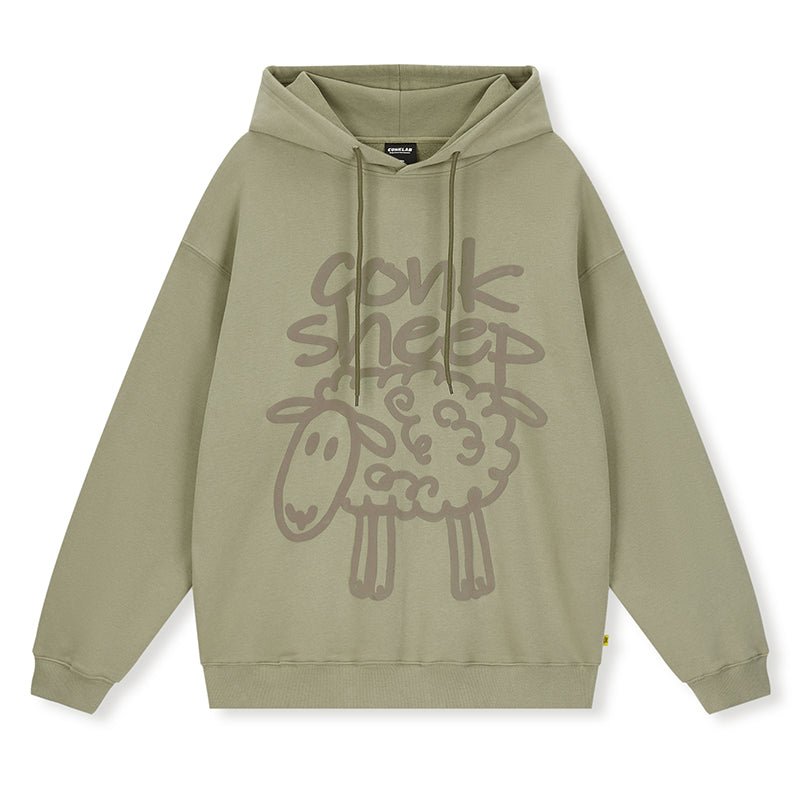 Sheep Puff Print Hoodie - COPPING THREADS - CT Select
