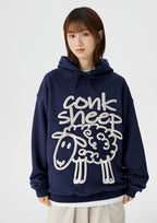 Sheep Puff Print Hoodie - COPPING THREADS - CT Select