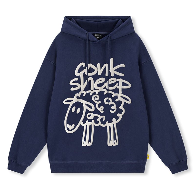 Sheep Puff Print Hoodie - COPPING THREADS - CT Select