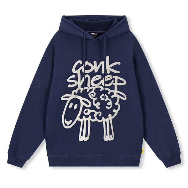 Sheep Puff Print Hoodie - COPPING THREADS - CT Select