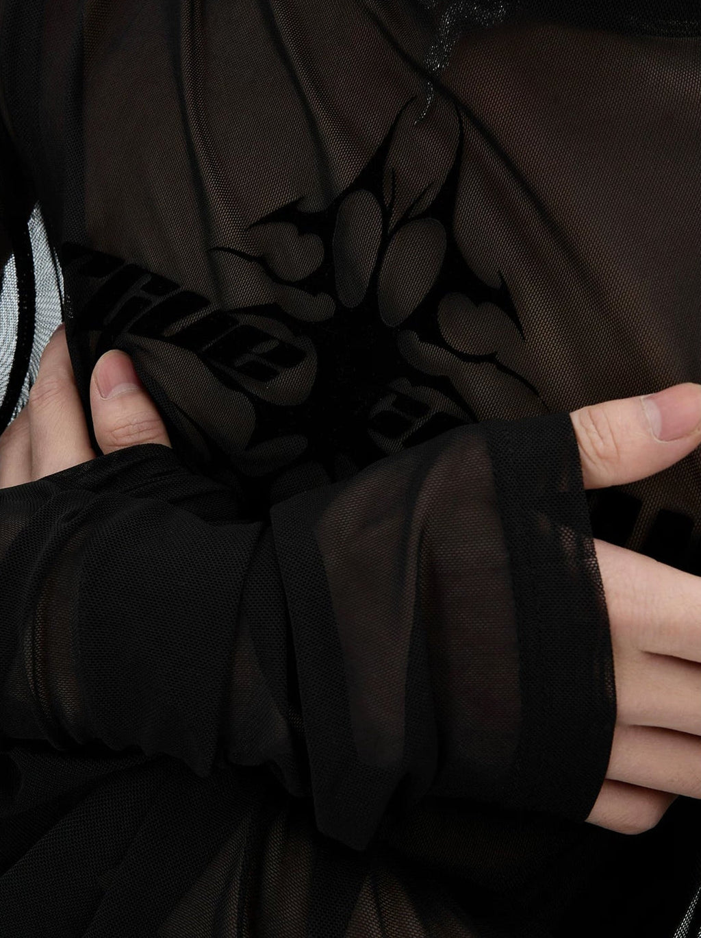 Sheer Logo Long-Sleeve Top - COPPING THREADS - Argue Culture