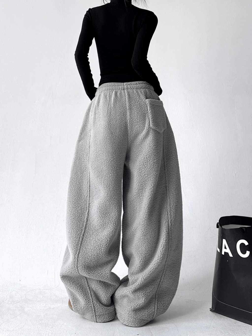 Sherpa Fleece Drawstring Sweatpants - COPPING THREADS - CT Select