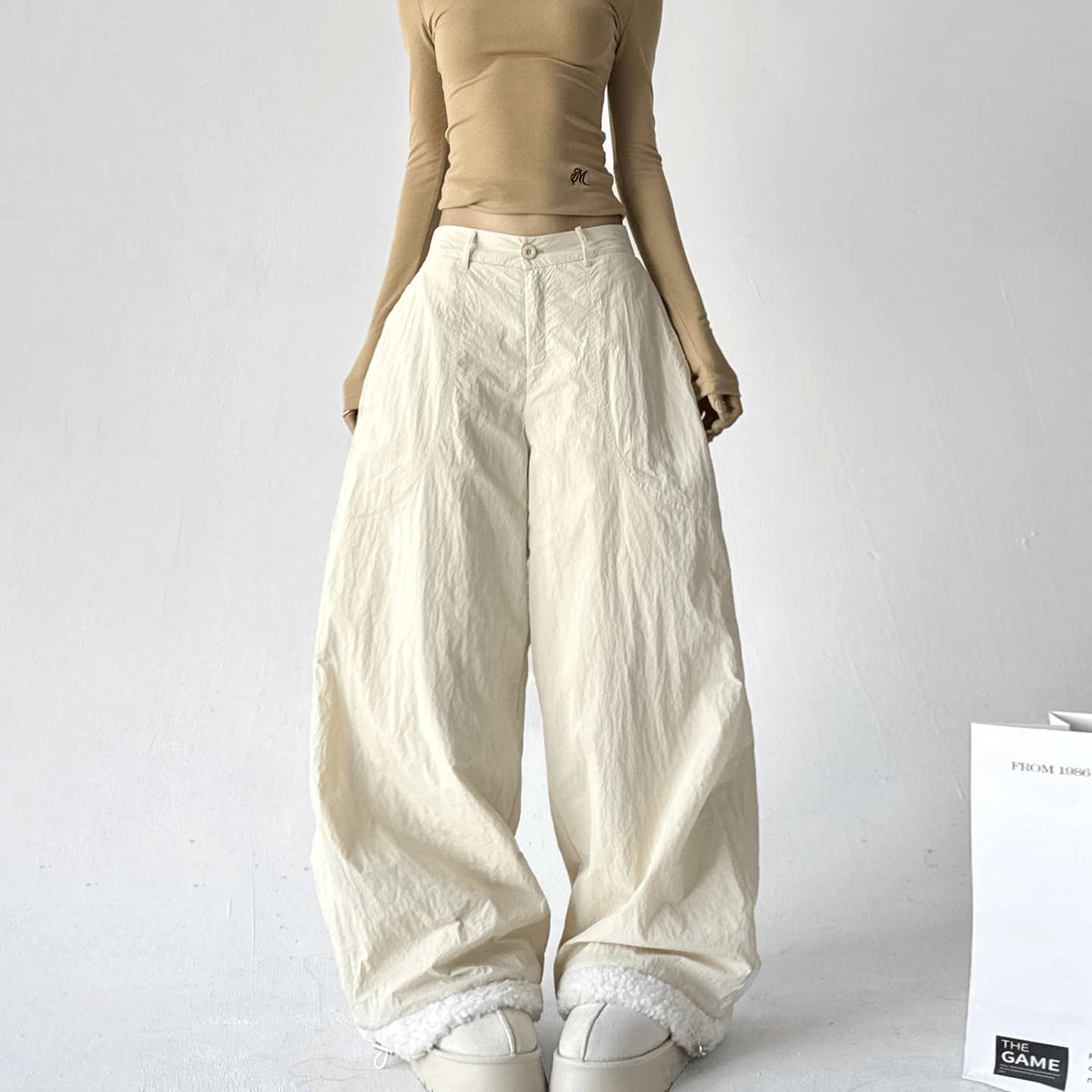 Sherpa Patchwork Wide - Leg Pants - COPPING THREADS - CT Select Hauptbild
