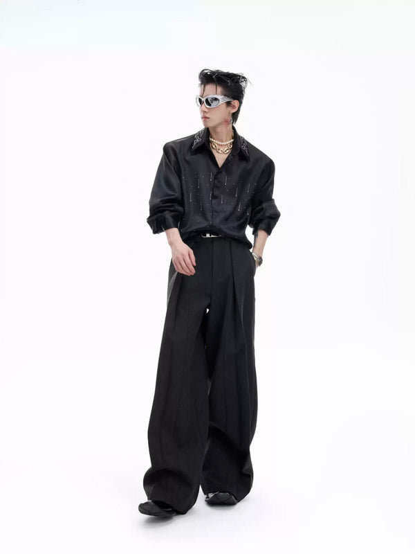 Shimmer Cropped Shirt - COPPING THREADS - Argue Culture