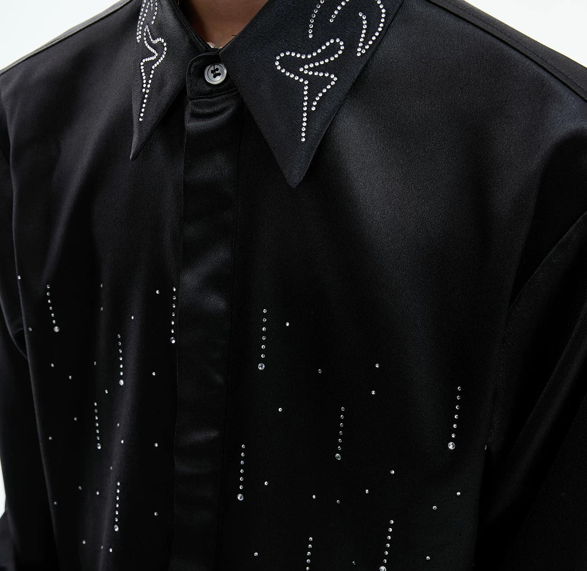 Shimmer Cropped Shirt - COPPING THREADS - Argue Culture
