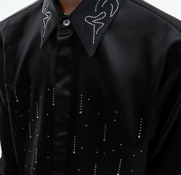 Shimmer Cropped Shirt - COPPING THREADS - Argue Culture