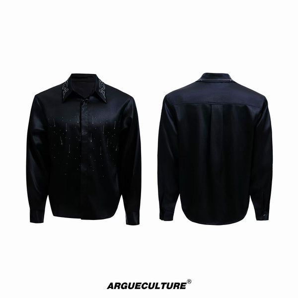 Shimmer Cropped Shirt - COPPING THREADS - Argue Culture