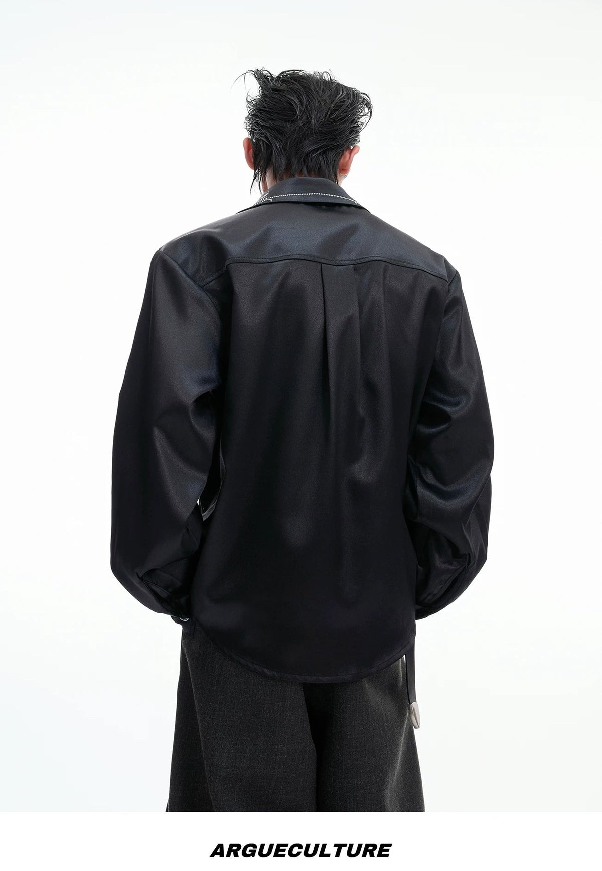 Shimmer Cropped Shirt - COPPING THREADS - Argue Culture